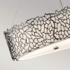 Lampa wisząca Silver Coral - 4 źródła światła Klasyczny pewter koralowy metalowy wzór okrągła nowoczesna organiczny design KL-SILVER-CORAL-ISLE KICHLER